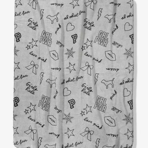 Victoria's secret PINK SHERPA Blanket - Picture 2 of 3